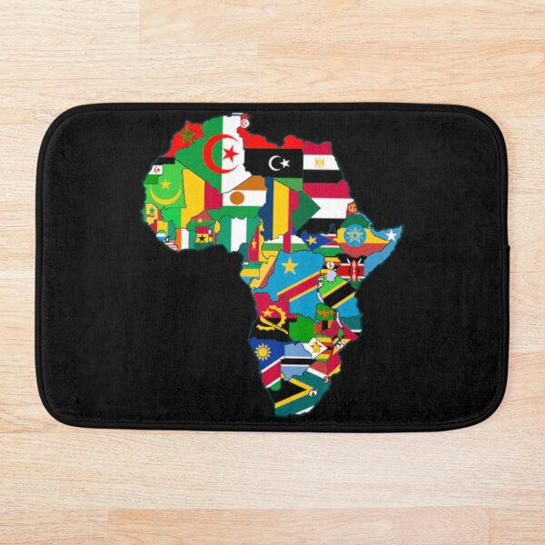 Artikelvorschau, PHS Afrika Flaggenkarte entworfen und verkauft von PourHouse.