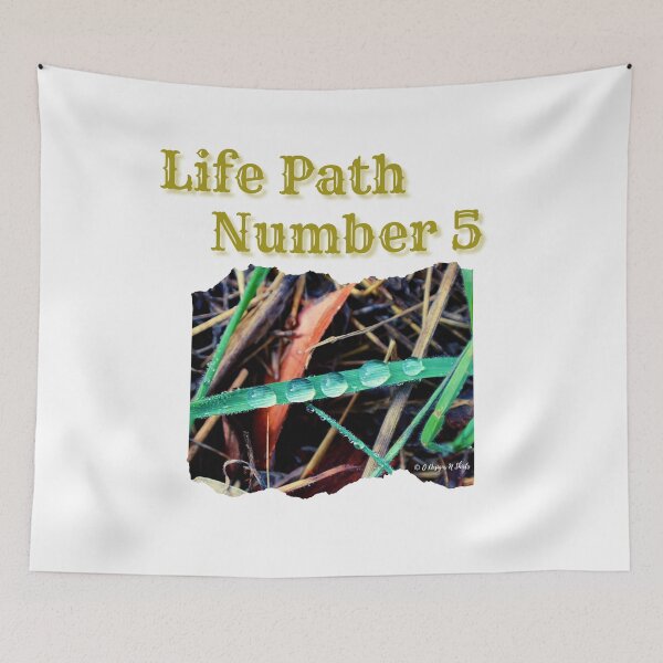 Item preview, Life Path Number 5 designed and sold by ODesignsNShirts.
