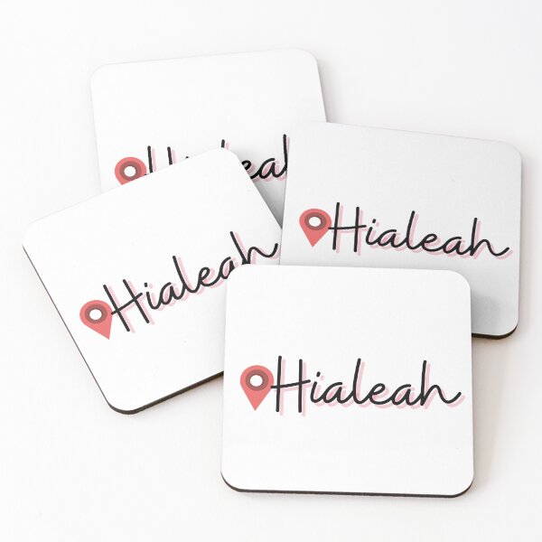 Item preview, Location Hialeah - Hialeah - South Florida - Miami - black and pink font designed and sold by Ausome  Behavior.