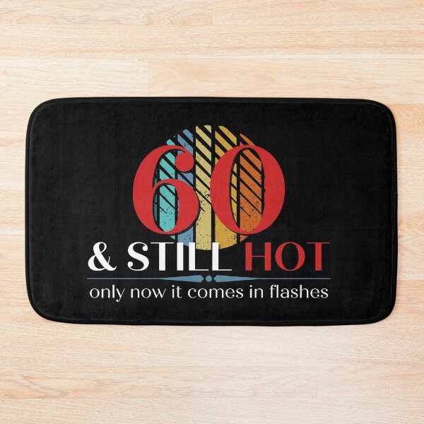 Item preview, 60 & Still Hot, Funny 60th Birthday with Retro Sunset, Milestone Birthday Gift designed and sold by Auntieck.
