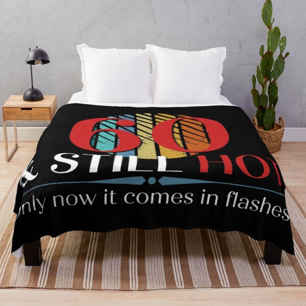 Item preview, 60 & Still Hot, Funny 60th Birthday with Retro Sunset, Milestone Birthday Gift designed and sold by Auntieck.