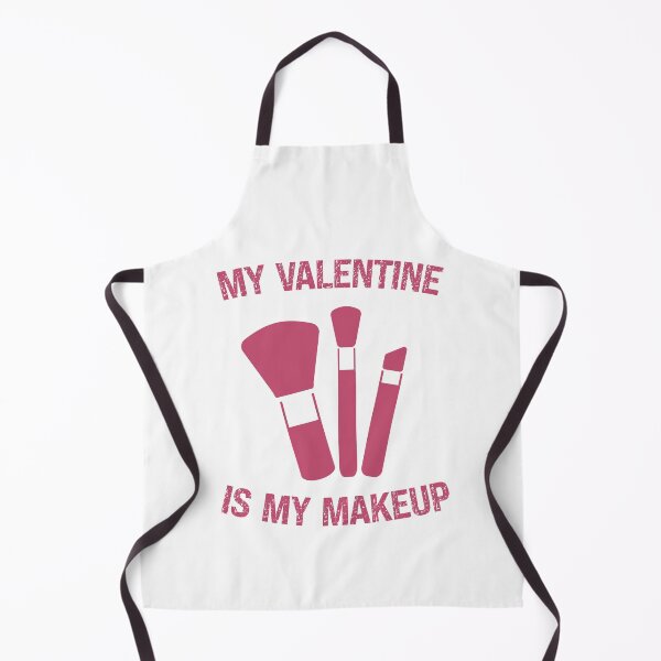 Item preview, My Valentine Is My Makeup Funny Makeup lovers Valentine's day Simple Cute Female Pink Gift designed and sold by pedrored369.