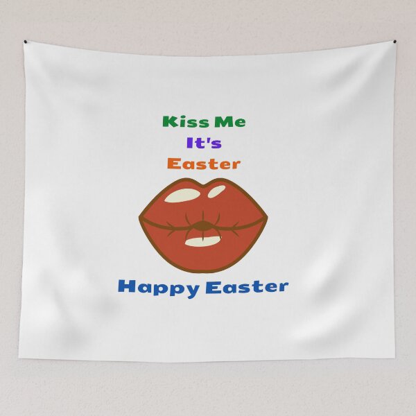 Item preview, Kiss Me Its Easter Happy Easter designed and sold by teewearstyle.
