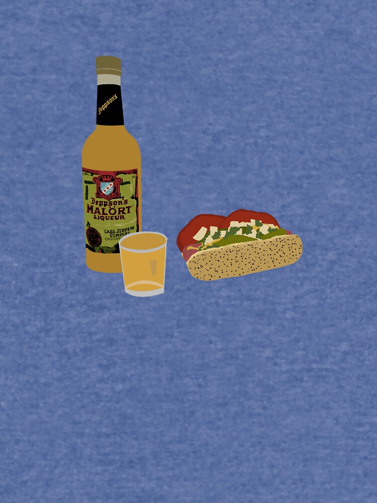 Malort & Hot Dog Sticker for Sale by MalortHotDogs