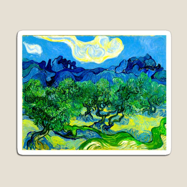 Aperçu de l'œuvre Les Oliviers de Vincent van Gogh créée et vendue par SimpleJoyStyle.