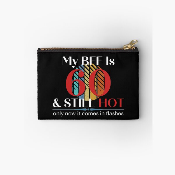 Item preview, My BFF Is 60 & Still Hot, Funny 60th Birthday with Retro Sunset, Milestone Birthday Gift designed and sold by Auntieck.