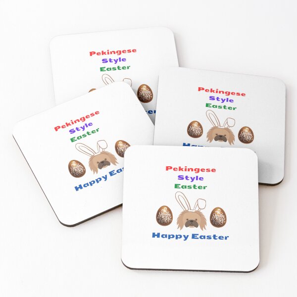 Item preview, Pekingese Style Easter Happy Easter designed and sold by teewearstyle.