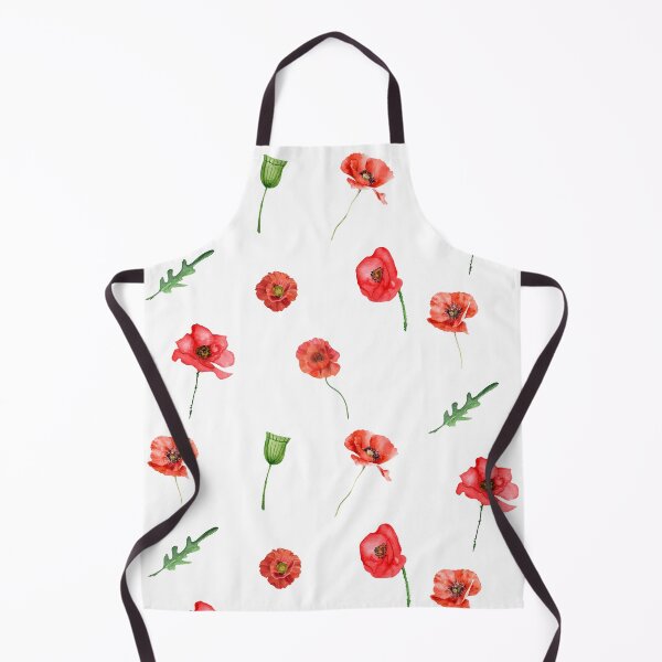 Item preview, Watercolor Red Poppy Flowers designed and sold by silviaol.
