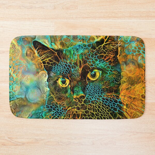 Item preview, DeepStyle abstraction cat designed and sold by blackhalt.