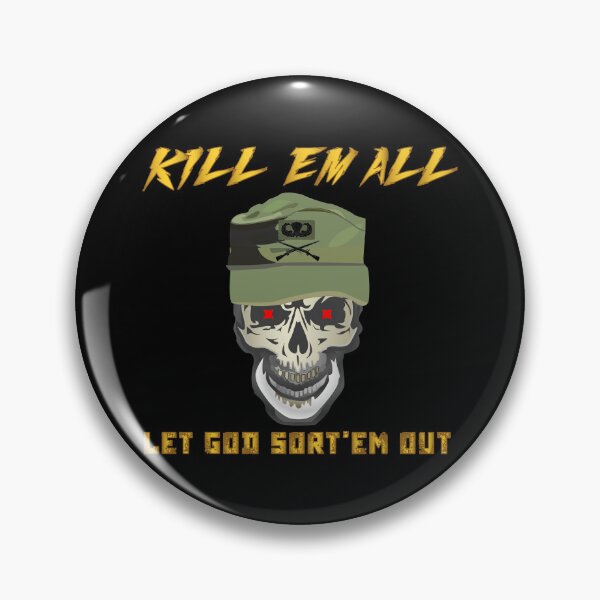Item preview, Army - Ranger Patrol Cap - Skull - Airborne Inf Killem All - Let God Sortem Out X 300 designed and sold by Military Insignia Products.