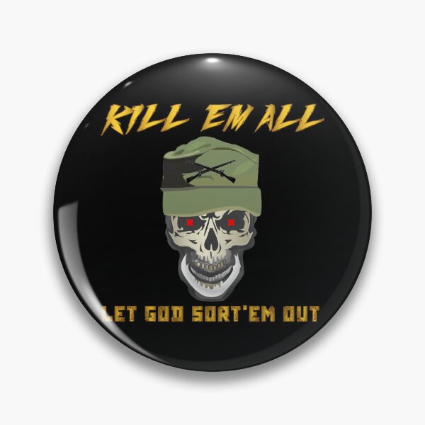 Item preview, Army - Ranger Patrol Cap - Skull - Killem All - Let God Sortem Out X 300 designed and sold by Military Insignia Products.