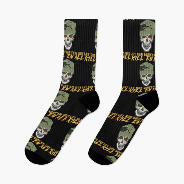 Item preview, Army - Ranger Patrol Cap - Skull - Killem All - Let God Sortem Out X 300 designed and sold by Military Insignia Products.