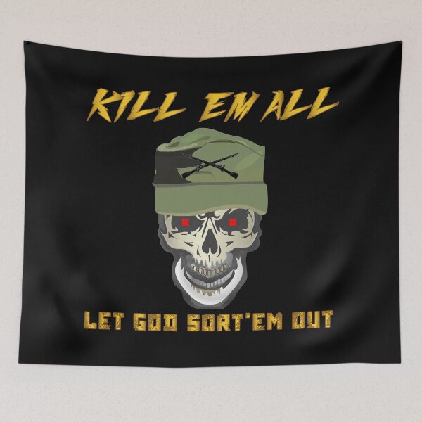 Item preview, Army - Ranger Patrol Cap - Skull - Killem All - Let God Sortem Out X 300 designed and sold by Military Insignia Products.