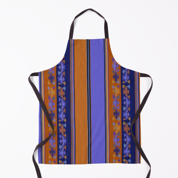 Item preview, Peruvian Inca Pajaros - Large Scale - Orange Violet Navy Yellow designed and sold by Esprit-Mystique.