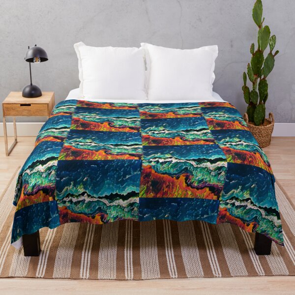 Item preview, Abstract melted mountain sky designed and sold by Vicsdesignsart.