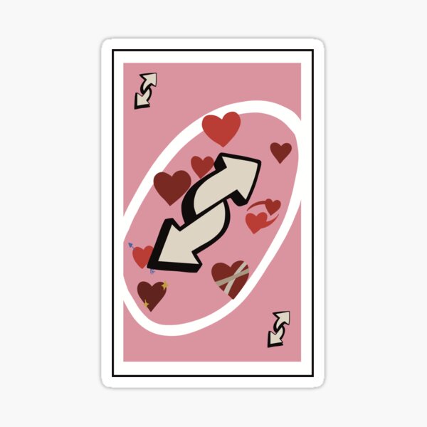 Pink Uno Reverse Card | Sticker