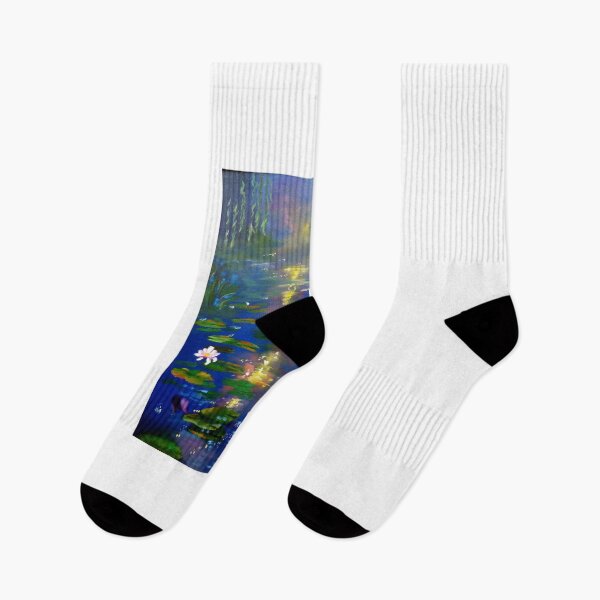 Item preview, Evening on Monet's Pond designed and sold by jennyleeandjim.