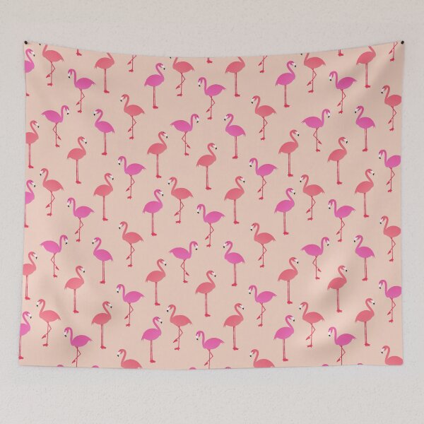 Aperçu de l'œuvre Flamingo Clipart mignon modèle sans couture créée et vendue par Tema EL.