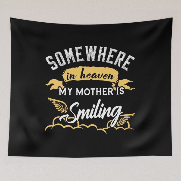 Item preview, Heaven Mother Is Smiling Memorial  designed and sold by JamesGillitzer.