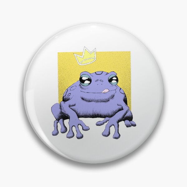 Item preview, Satisfied - A Happy Purple Frog designed and sold by TwinHand.