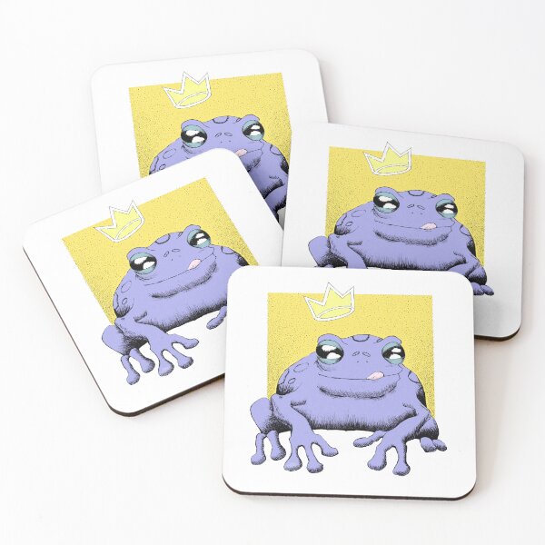 Item preview, Satisfied - A Happy Purple Frog designed and sold by TwinHand.