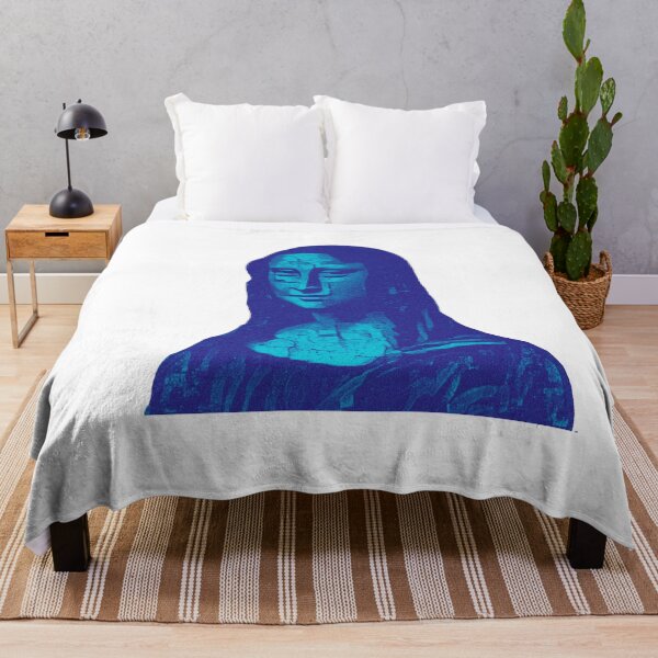 Aperçu de l'œuvre Monalisa Bleu créée et vendue par Timegraf.
