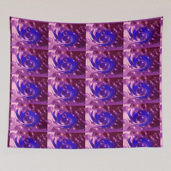 Item preview, fun with color and bubbles purple n blue designed and sold by Zarabeaver.