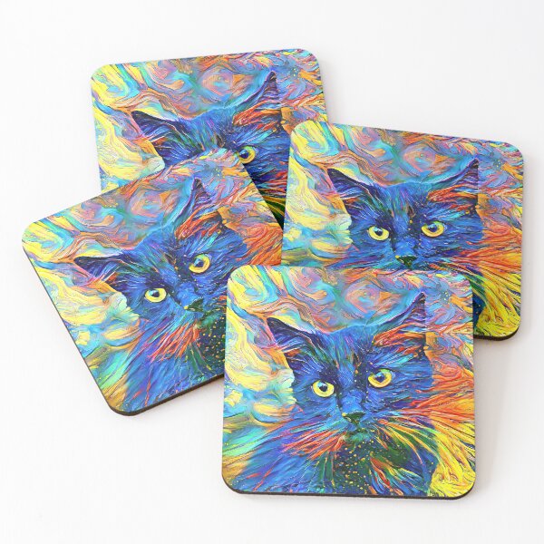 Item preview, DeepStyle abstraction cat designed and sold by blackhalt.
