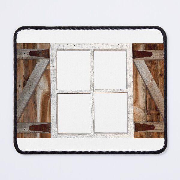 Item preview, white window and barn wood shutters, reclaimed wood designed and sold by Stephanie  Skeem.