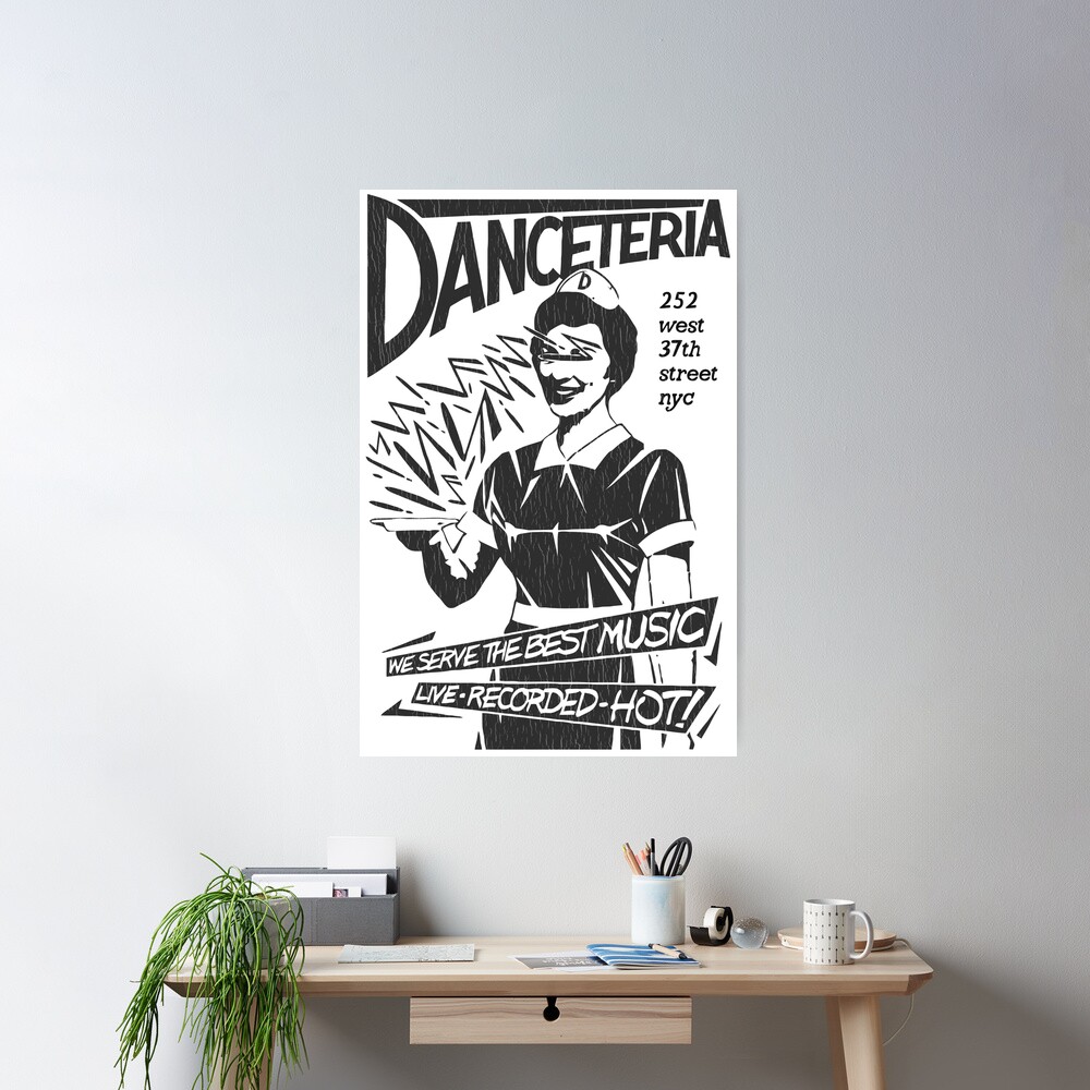 Vintage Danceteria Defunct Nightclub NYC 70s DJ Live Music | Poster