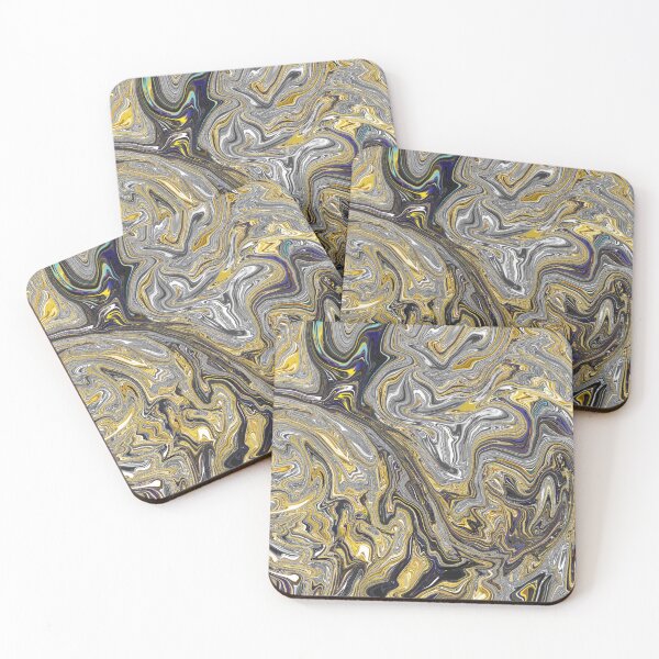 Item preview, Silver and Gold Marble Print  designed and sold by MeghanVirginia.