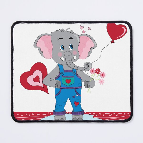 Item preview, Cartoon Elephant Spreading Some Love designed and sold by iCraftCafe.