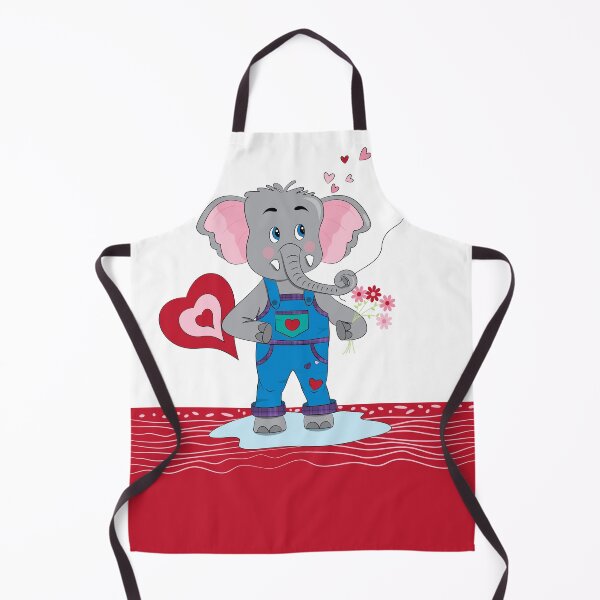 Item preview, Cartoon Elephant Spreading Some Love designed and sold by iCraftCafe.