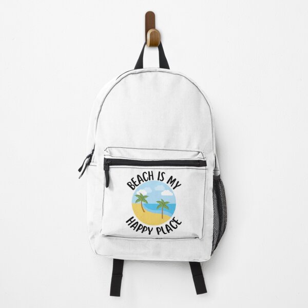 Item preview, Beach Happy Place Typography Beach Quotes For Happiness designed and sold by chetan786.