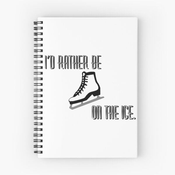 Item preview, I'd Rather Be on the Ice (White Ice Skate) designed and sold by PharrisArt.
