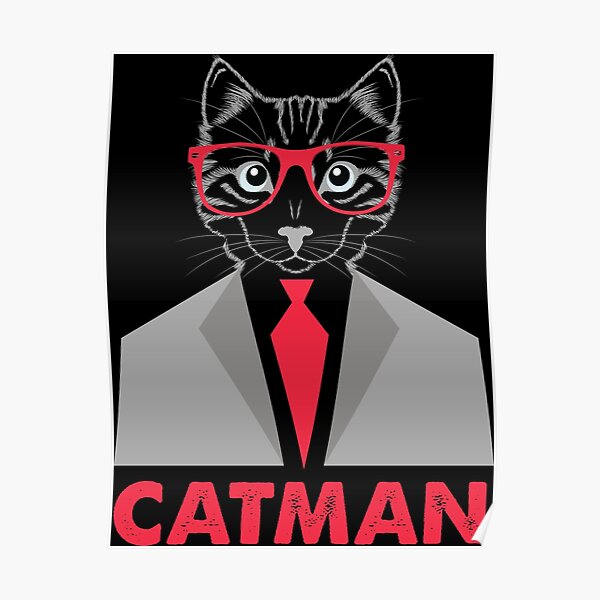 Catman Posters Redbubble - kitten was here random book royale high roblox