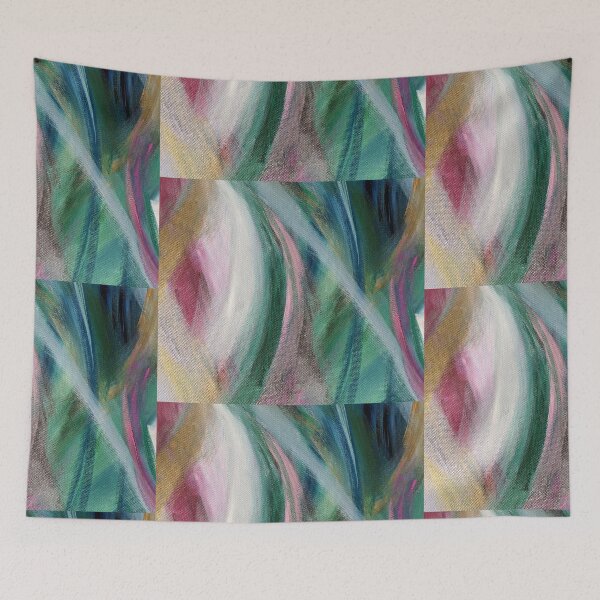 Item preview, Colorful flow, Abstract acrylic painting designed and sold by MazerolleArt.
