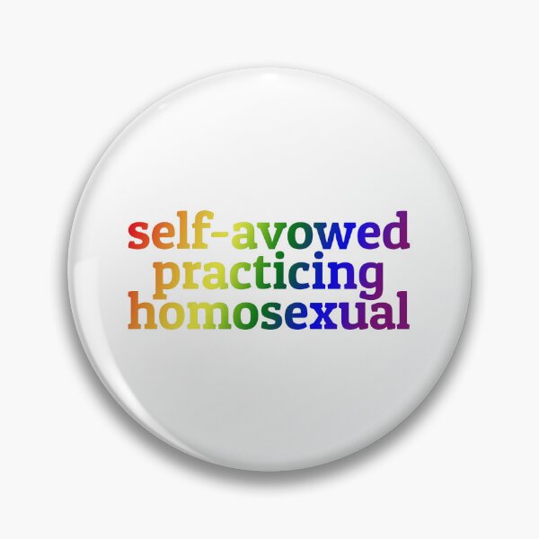 Item preview, Self-Avowed Practicing Homosexual (Rainbow) designed and sold by kellie-thomas.