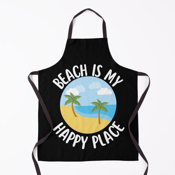 Item preview, Beach Happy Place Typography Beach Quotes For Happiness designed and sold by chetan786.