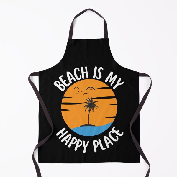 Item preview, Beach Happy Place Typography Beach Quotes For Happiness designed and sold by chetan786.