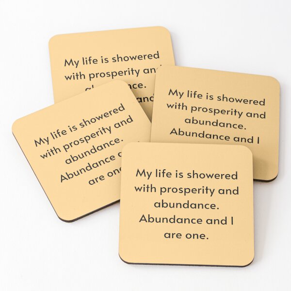 Item preview, My Life Is Showered With Prosperity - Manifest Abundance designed and sold by Manifest-Life.