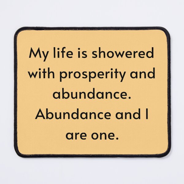 Item preview, My Life Is Showered With Prosperity - Manifest Abundance designed and sold by Manifest-Life.