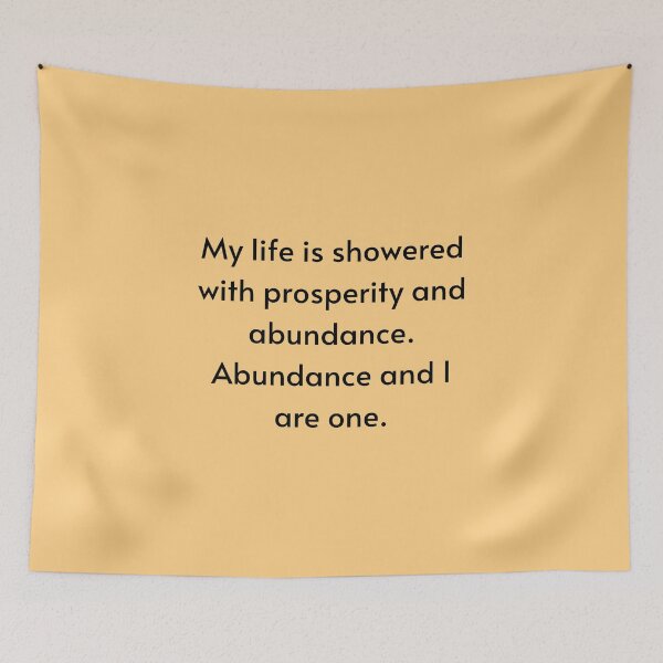 Item preview, My Life Is Showered With Prosperity - Manifest Abundance designed and sold by Manifest-Life.