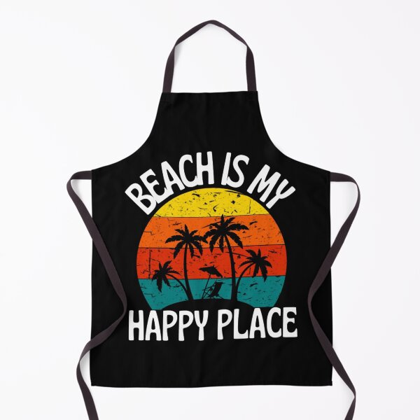 Item preview, Beach Happy Place Typography Beach Quotes For Happiness designed and sold by chetan786.