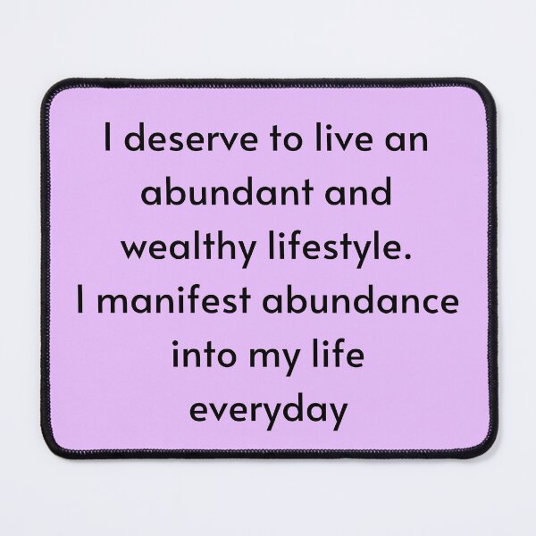 Item preview, I Manifest Abundance - Manifest Abundance designed and sold by Manifest-Life.
