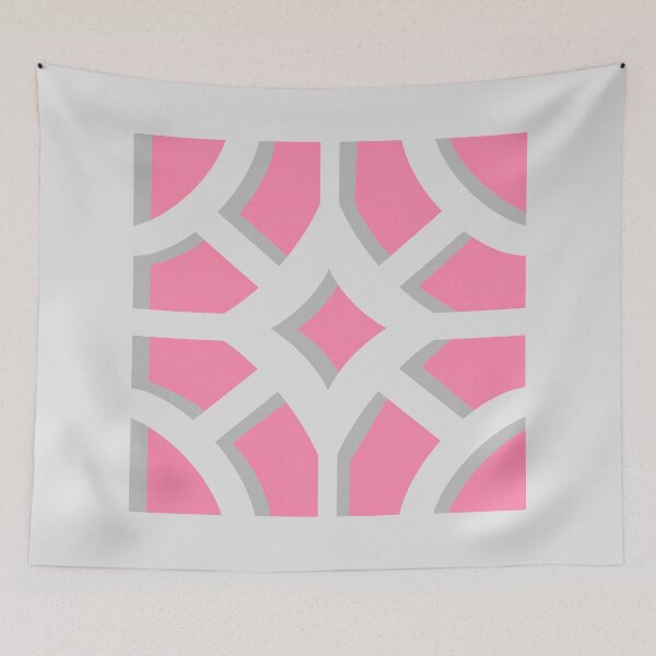 Item preview, Breeze Block Three Pink designed and sold by Owen1976.