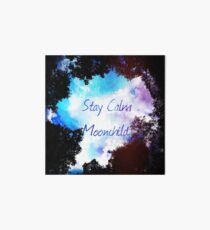 Stay Calm Moonchild Art Board