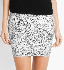 Black and white Mini Skirt