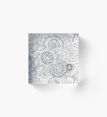 Black and white Acrylic Block