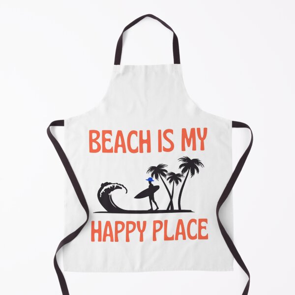 Item preview, Beach Happy Place Typography Beach Quotes For Happiness designed and sold by chetan786.